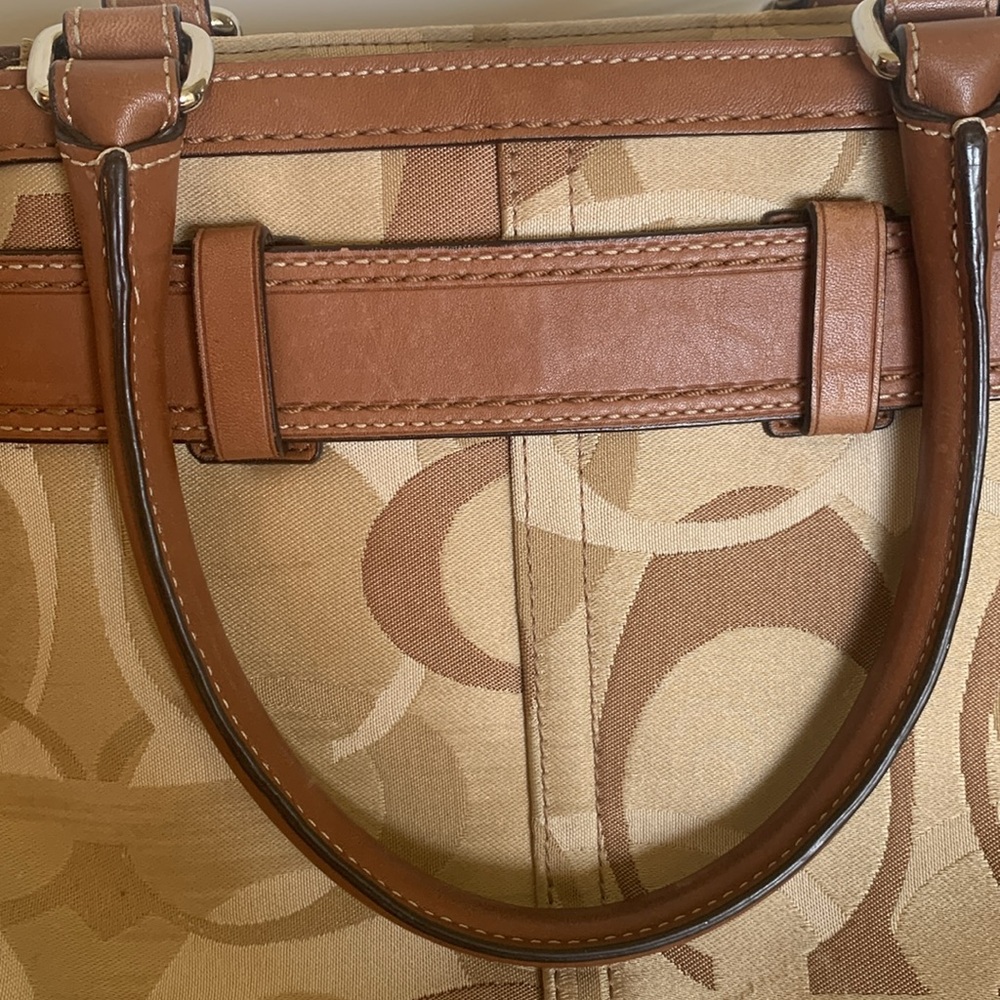Coach Hampton Optic Signature Carryall - Gem